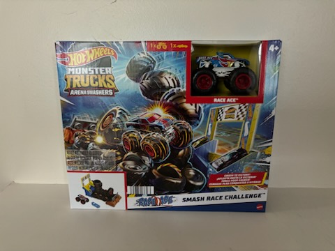 Hot Wheels Monster Trucks Smash Race Challenge UPC #194735136568