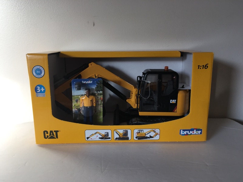 Bruder Cat Mini Excavator with Worker