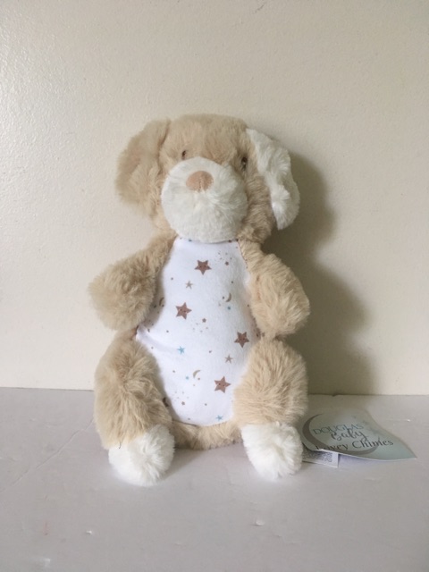 Douglas Baby Lovey Chimes Auggie Tan Dog #6572