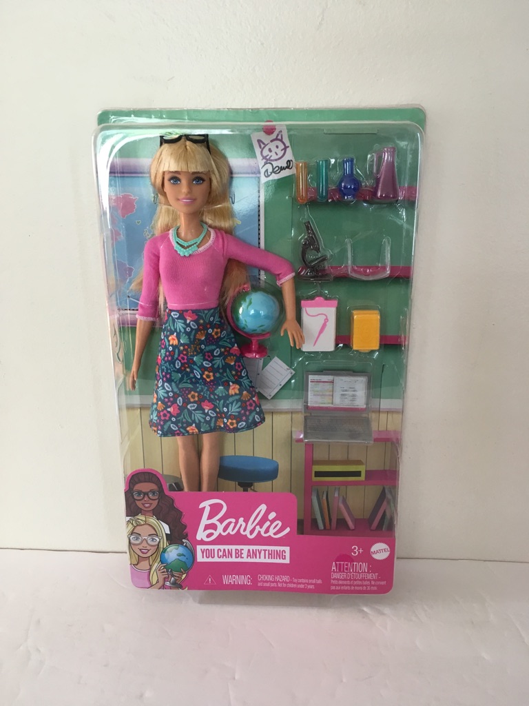 Mattel Barbie Teacher Doll #GJC23 UPC #887961808230