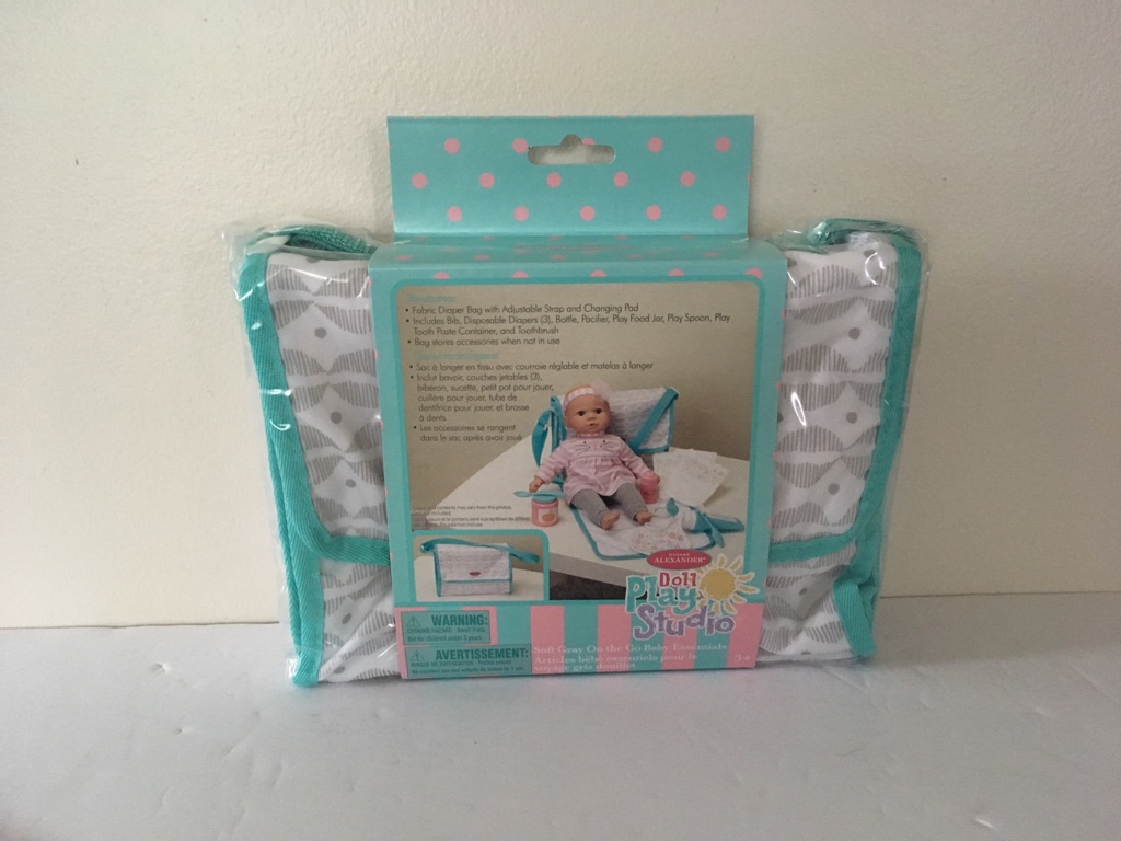 Madame Alexander Diaper Bag & Accessories #20381 UPC 192724203819