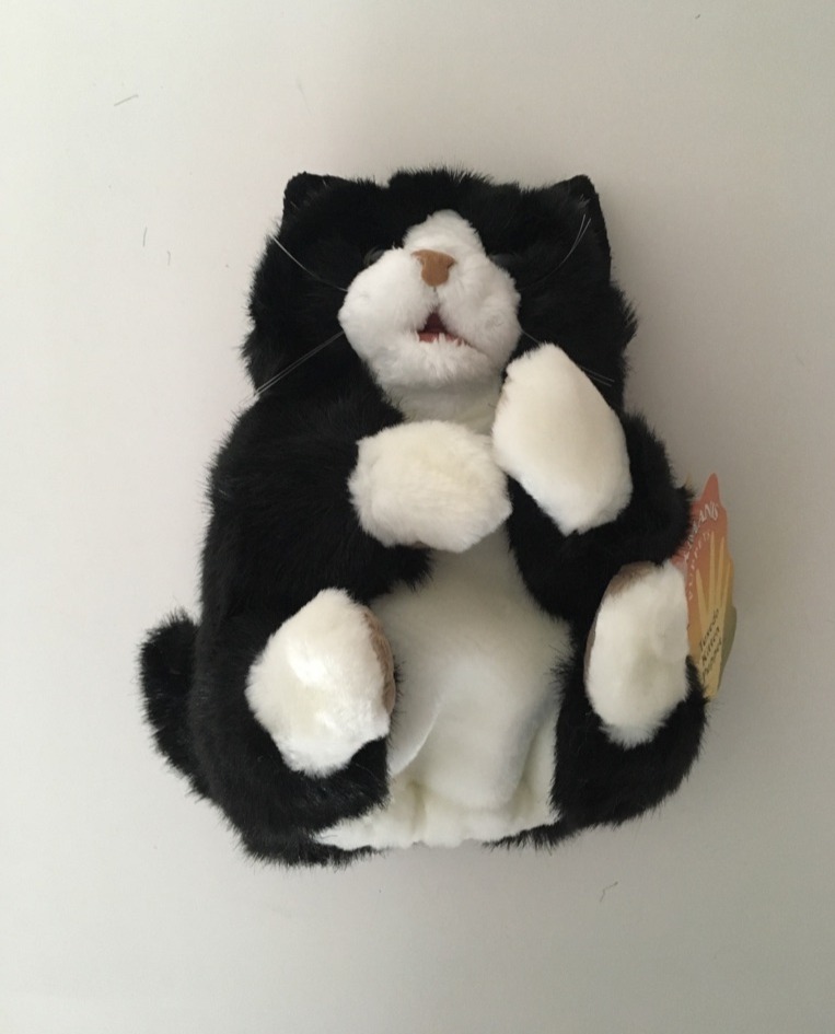 Folkmanis Tuxedo Kitten Puppet UPC #638348031792