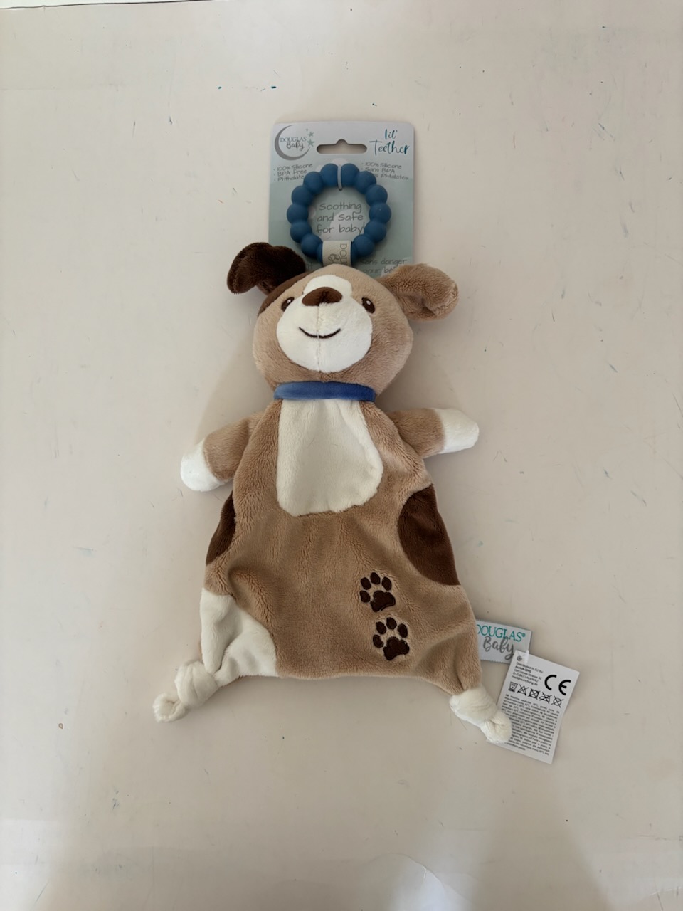 Douglas Baby Lil' Teether Zeke Puppy 6392 UPC #767548159958