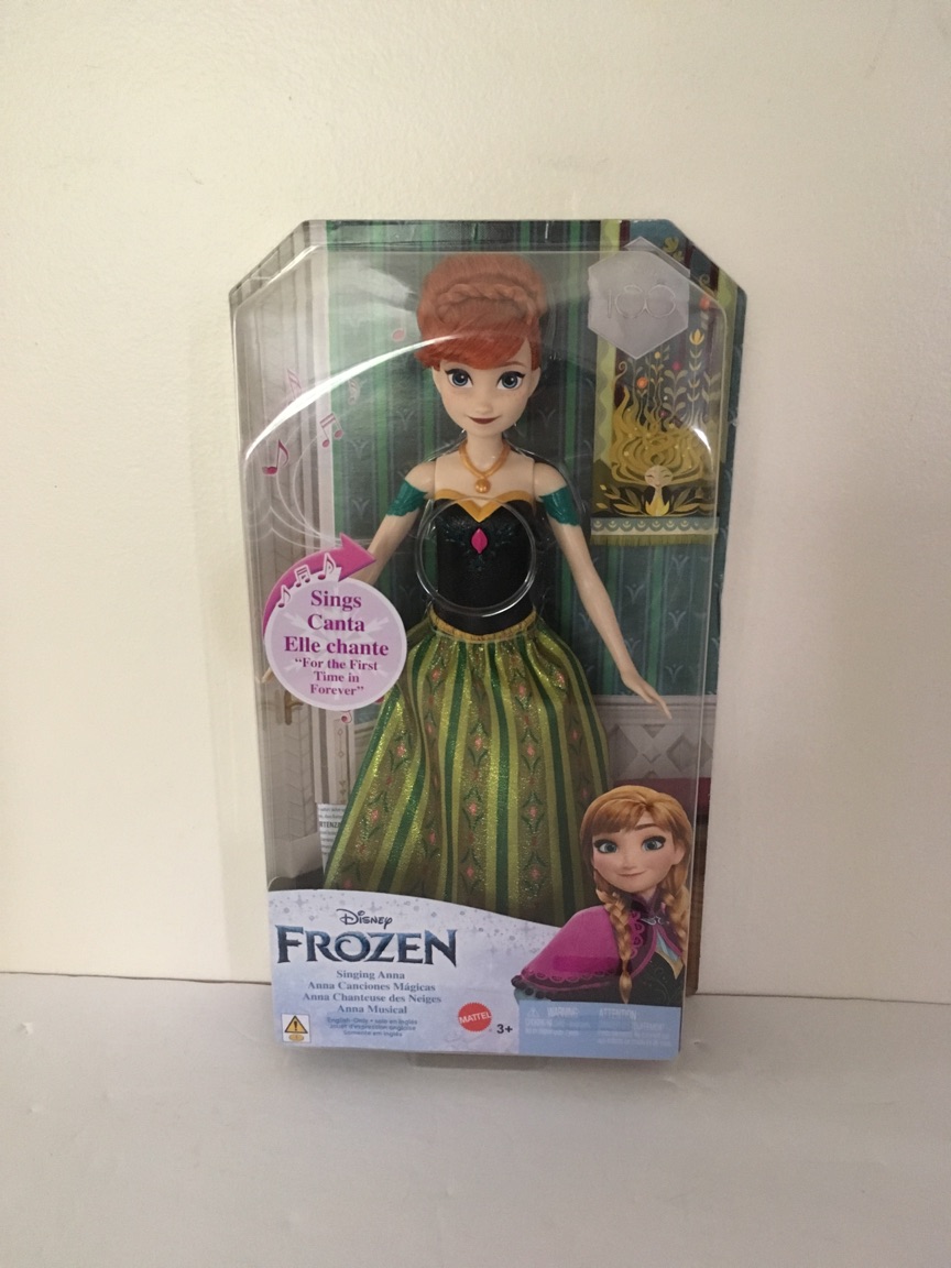 Mattel Disney Frozen Singing Anna Doll UPC #194735120826