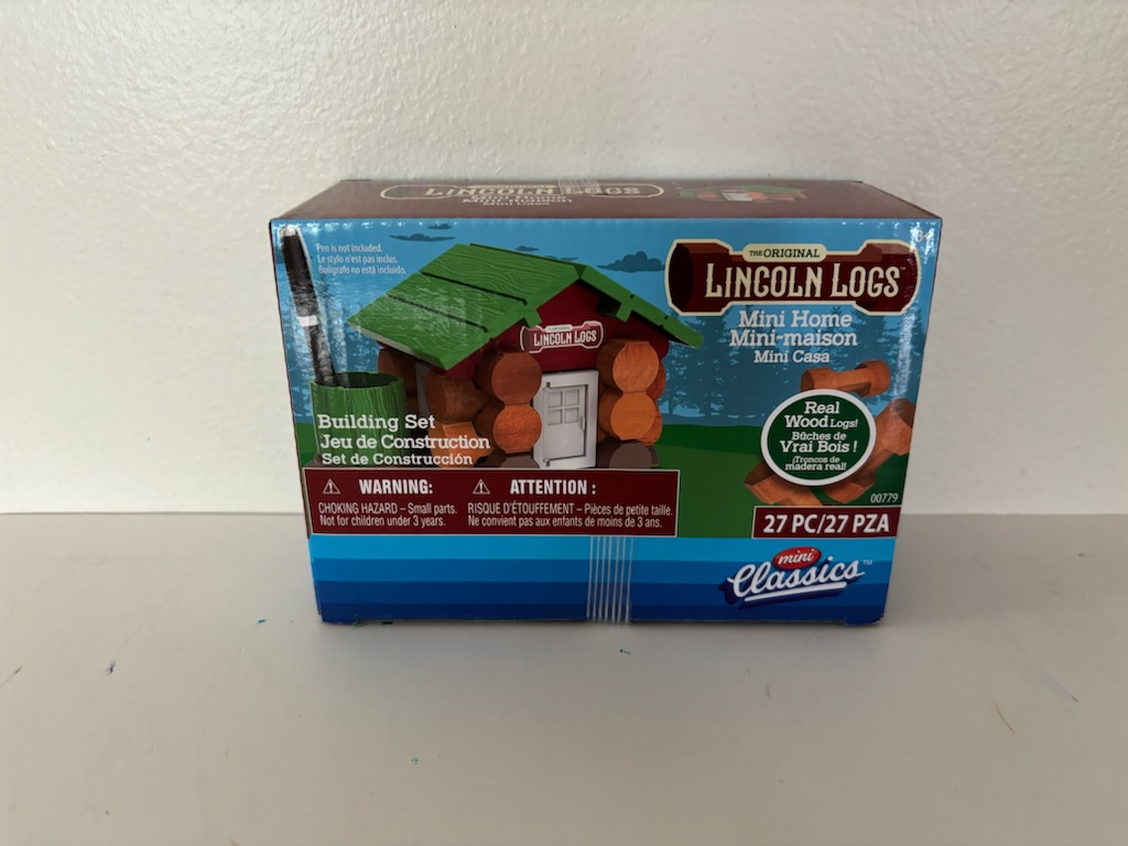 Lincoln Logs Mini Home Set UPC #744476007797