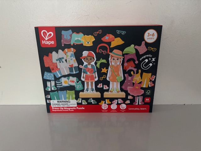 Hape Dress-Up Magnetic Puzzle UPC #6943478047037