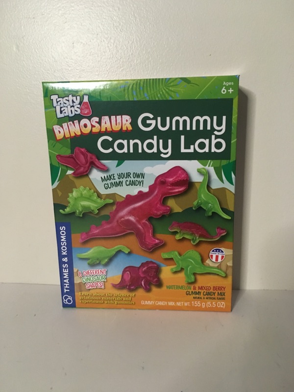 Thames & Kosmos Tasty Labs Dinosaur Gummy Candy Lab UPC #814743018686