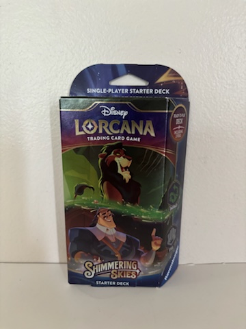 Ravensburger Disney Lorcana Shimmering Skies Starter Deck UPC #4050368983817