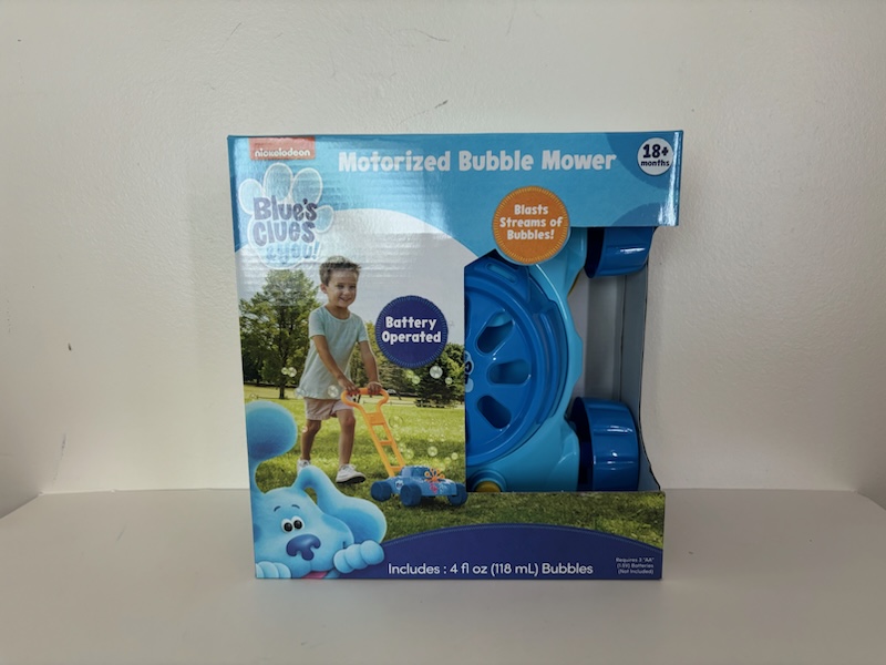 Little Kids Motorized Blue's Clues Bubble Mower UPC #093539003369