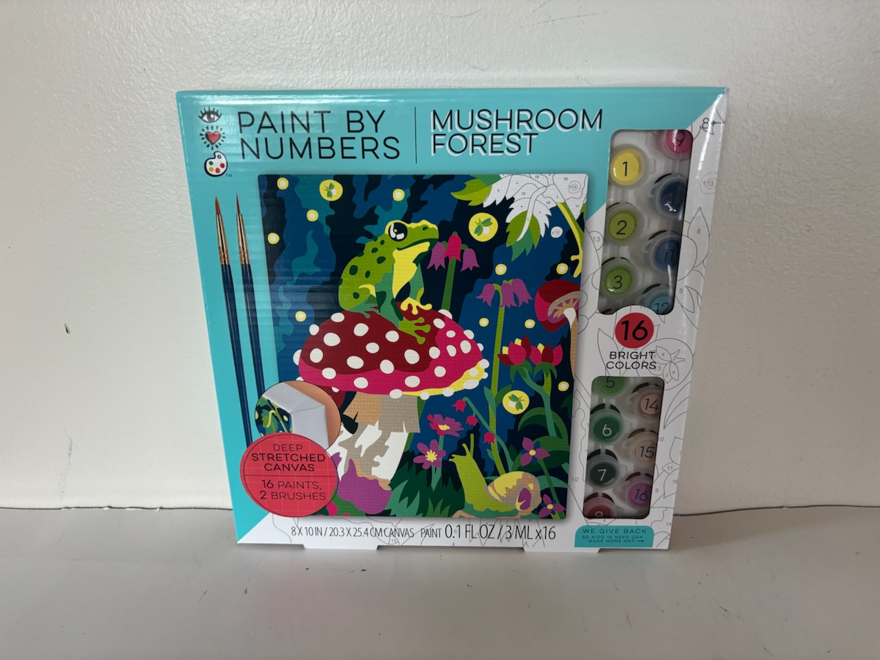 Bright Stripes Paint by Number Mushroom Forest UPC #6972569241108