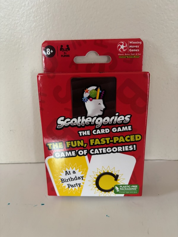 Scattergories Card Game UPC #714043011205