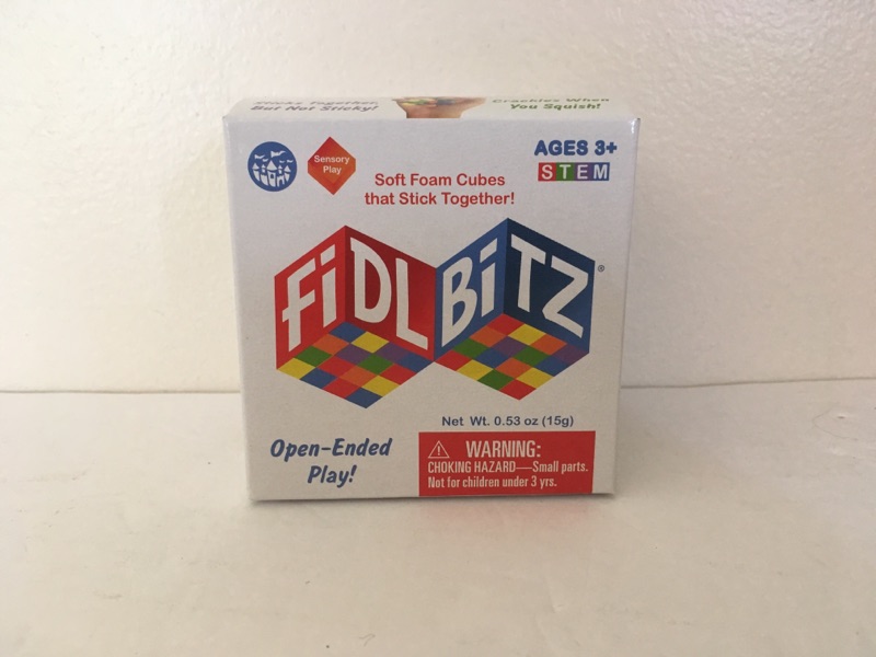 PlayVisions Fidl Bitz Soft Foam Cubes UPC #010984002860