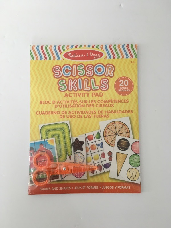 Melissa & Doug Scissor Skills Activity Pad - Games and Shapes UPC #000772023047
