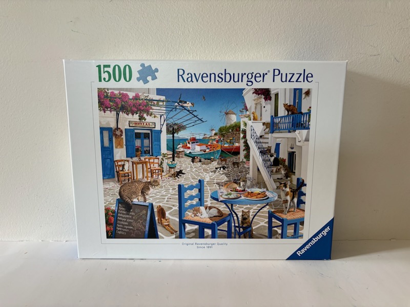 Ravensburger Cats of Mykonos Puzzle UPC #4005555014508
