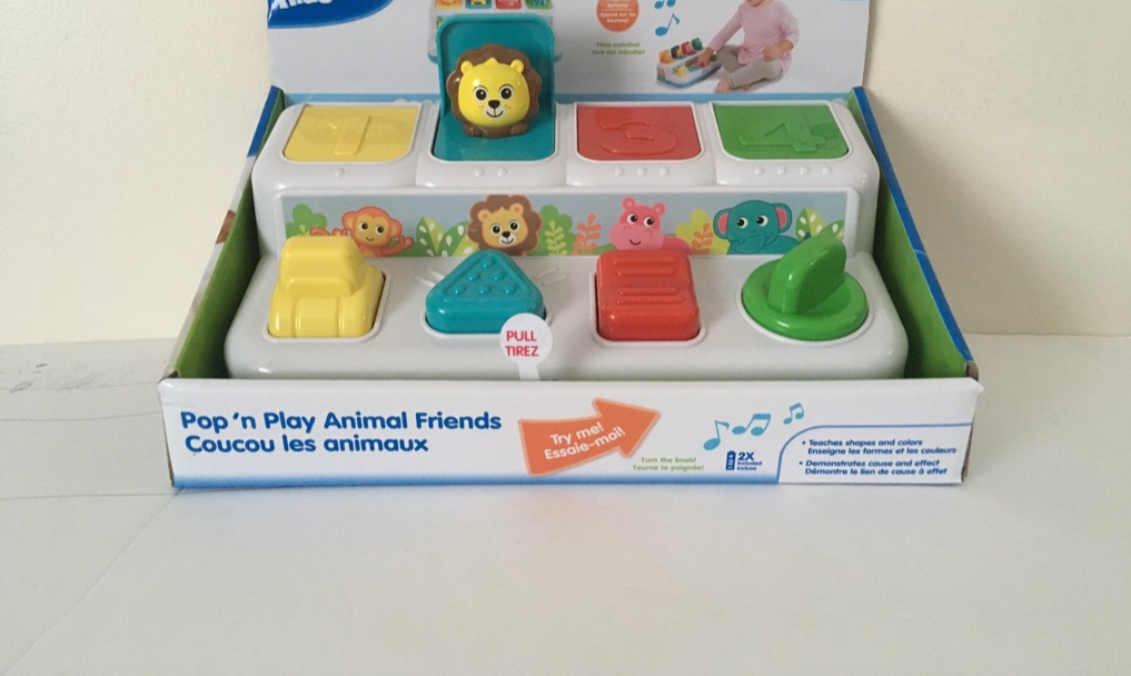 Kidoozie Pop n Play Animal Friends UPC #020373025561