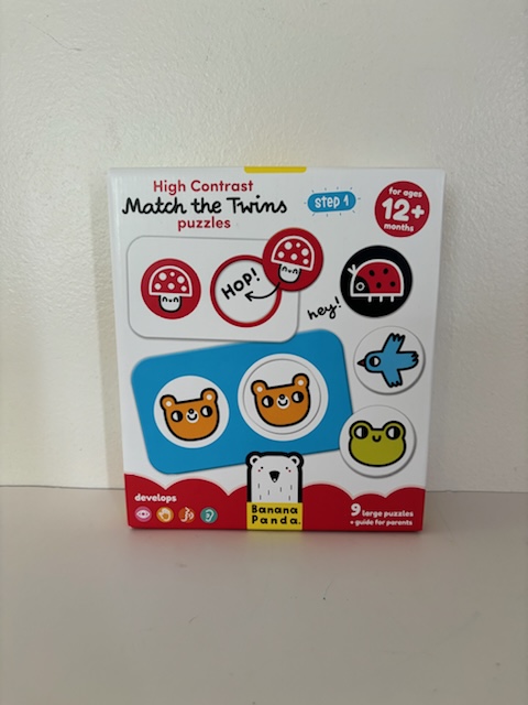 Banana Panda High Contrast Match the Twins Puzzles UPC #5902983492139