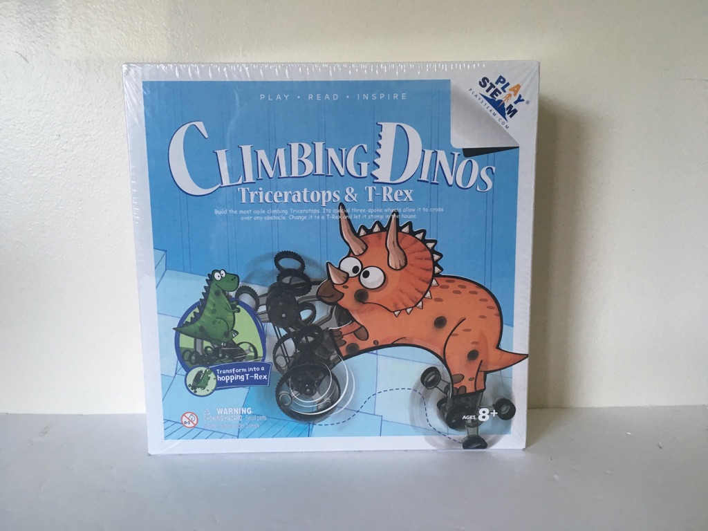 PlaySteam Climbing Dinos Triceratops & T-Rex Kit