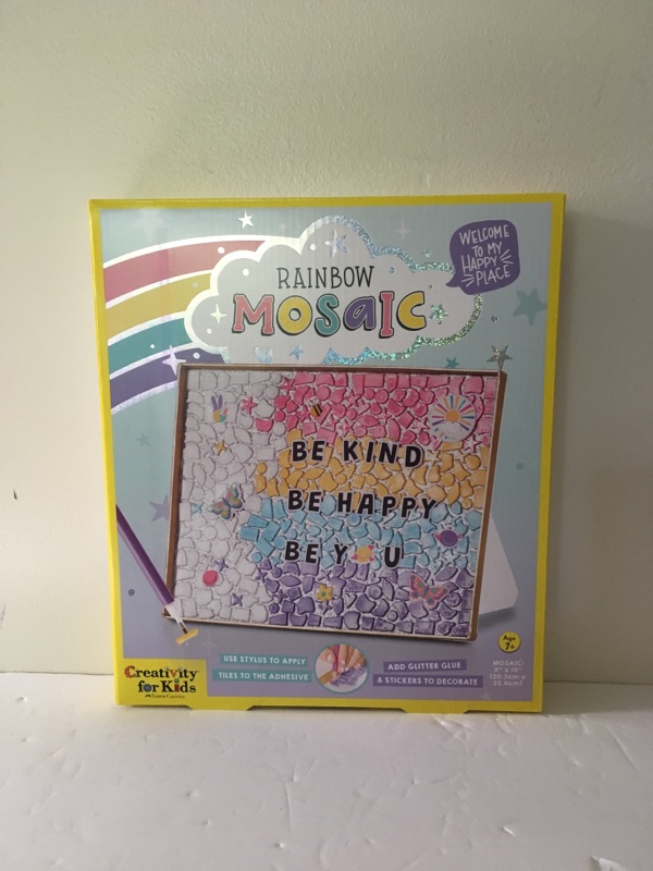 Creativity for Kids Rainbow Mosaic Kit UPC #092633318546
