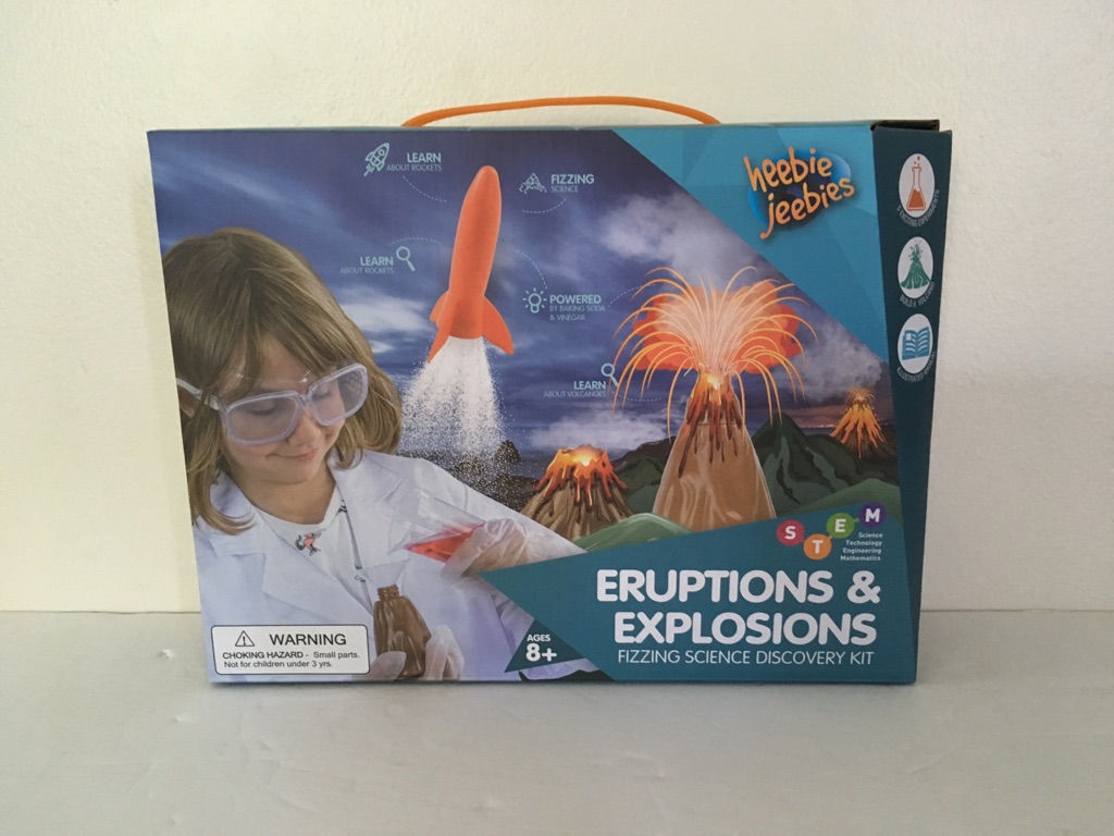Heebie Jeebies Eruptions & Explosions STEM Discovery Kit UPC #9341570142068