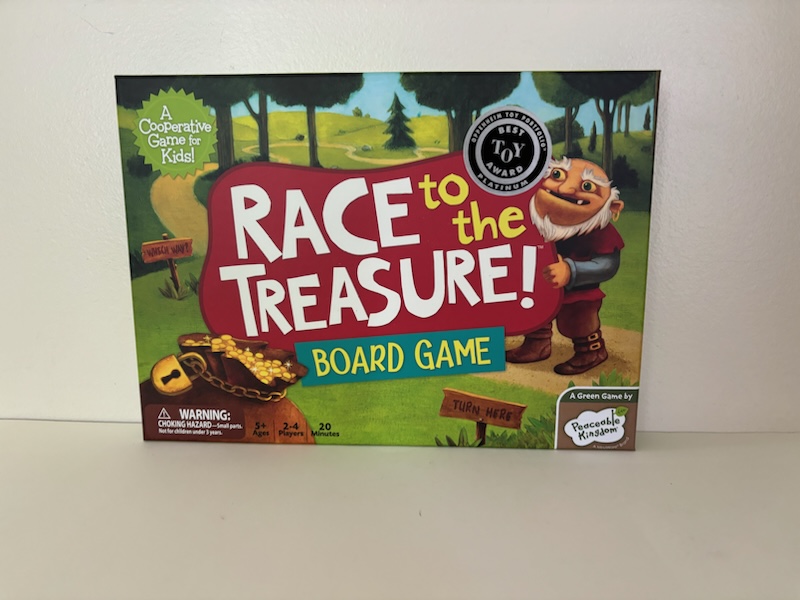 Peaceable Kingdom Race to the Treasure Game UPC #643356049554