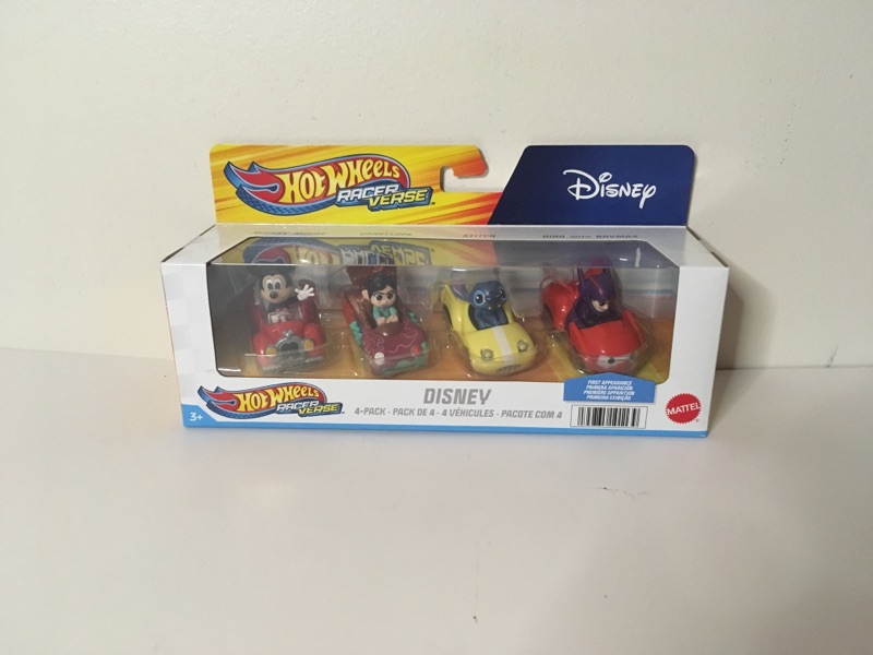 Mattel HotWheels Disney Vehicle Set UPC #194735101139