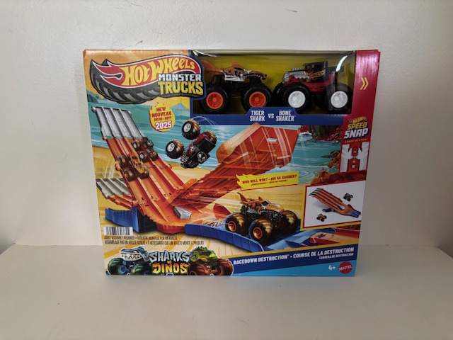 Mattel Hot Wheels Racedown Destruction Set UPC #194735303755