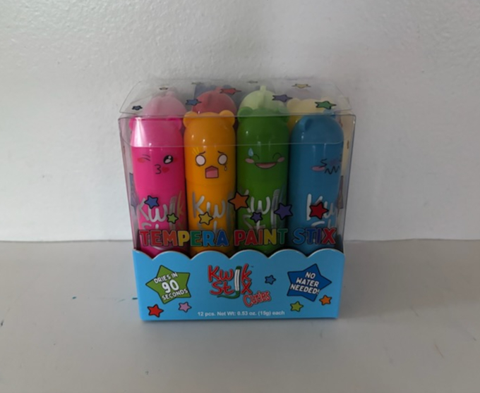 Kwik Stix Cuties Solid Tempera Paint Stix UPC #634901006849