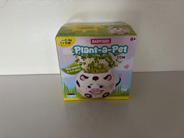 Creativity for Kids Plant A Pet Cow Kit UPC 092633327234