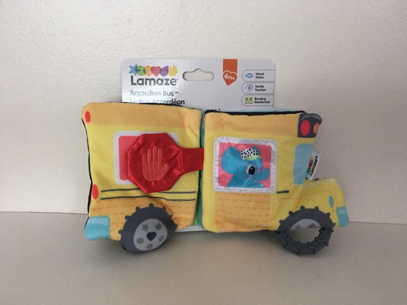 Lamaze Accordion Bus Cloth Book UPC #796714274843