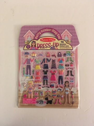 Melissa & Doug Puffy Sticker Play Set - Dress Up UPC #000772021951