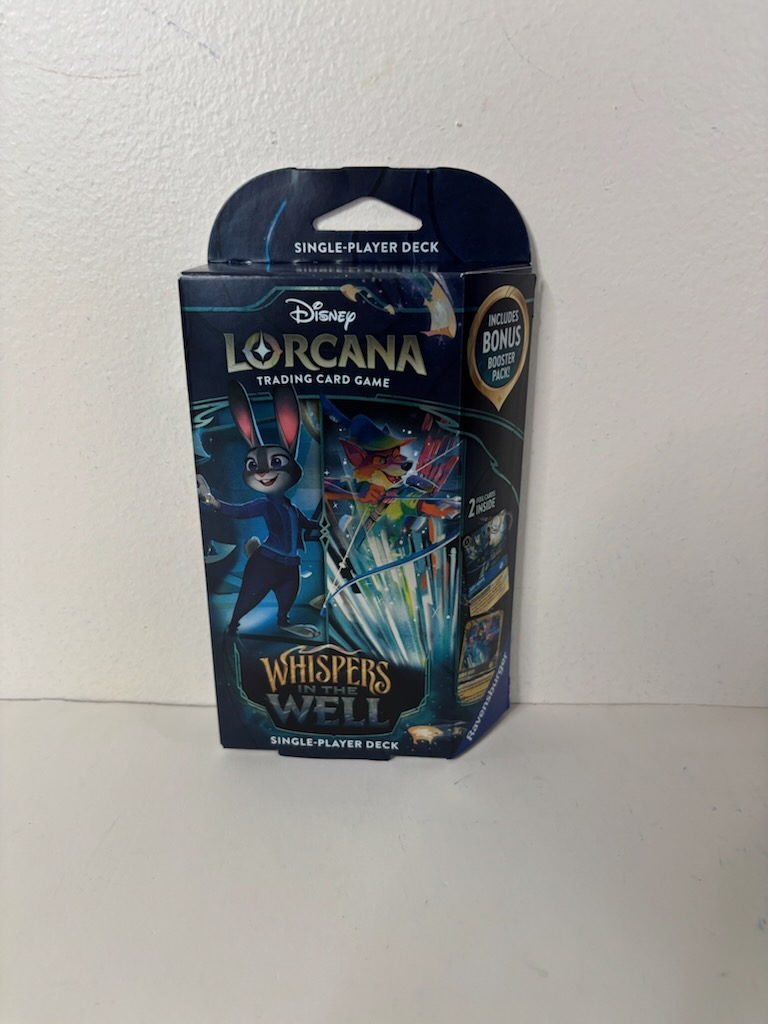 Disney Lorcana Whispers in the Well Single Player Deck UPC #4050368987761