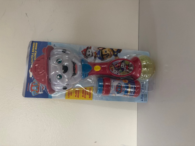 Little Kids Paw Patrol Lights & Sounds Bubble Wand UPC #093539841022