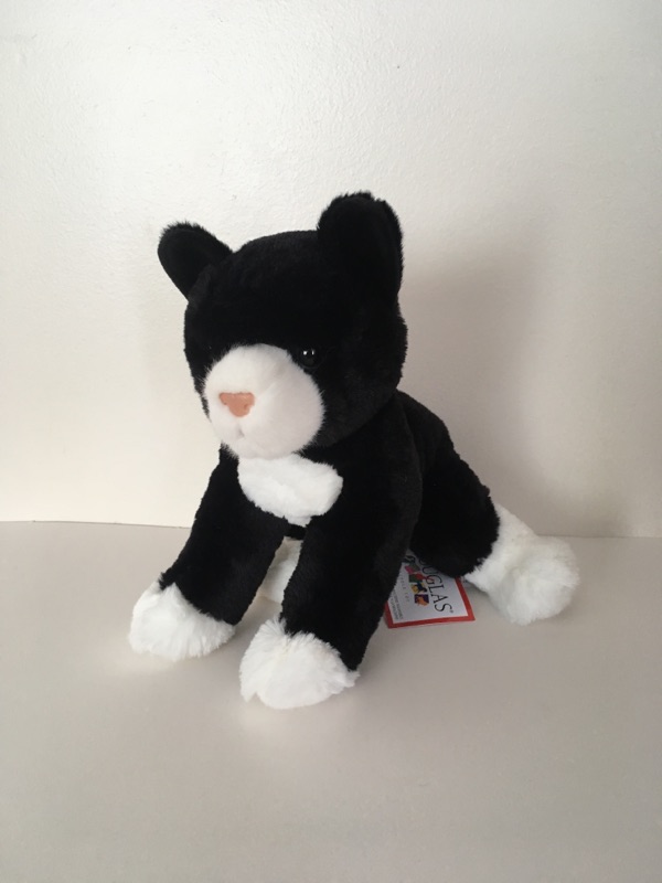 Douglas Beckie Black & White Cat Plush 4803 UPC #767548158319