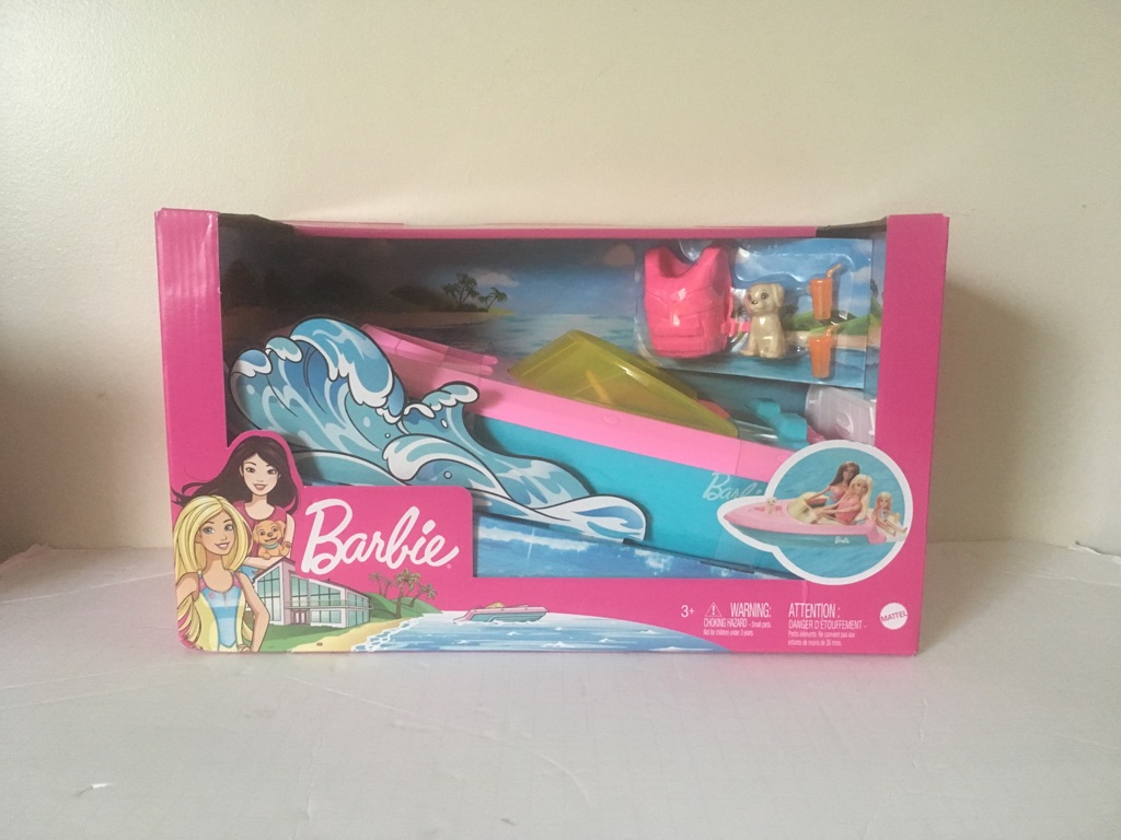 Mattel Barbie Boat Set GRG29 UPC #887961903553