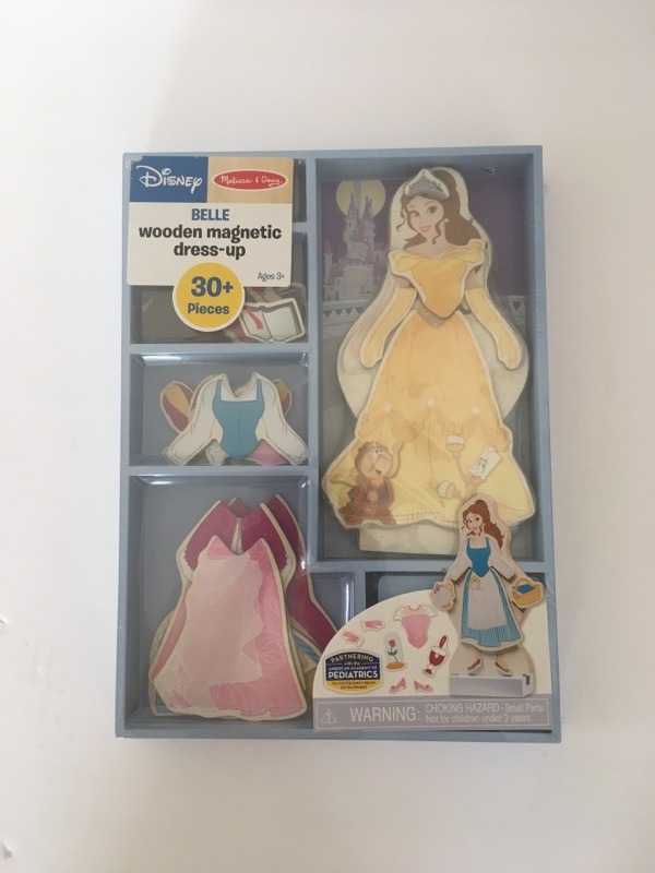 Melissa & Doug Disney Wooden Magnetic Dress Up - Belle UPC #000772057905