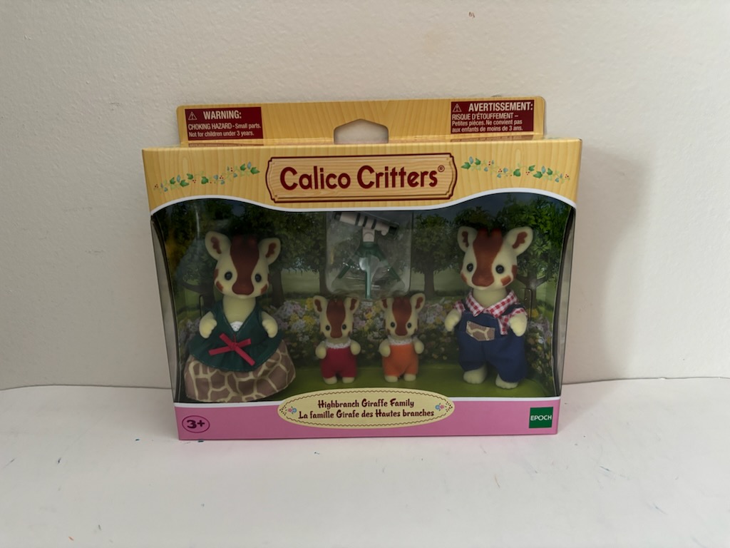 Calico Critters Highbranch Giraffe Family UPC #020373222977