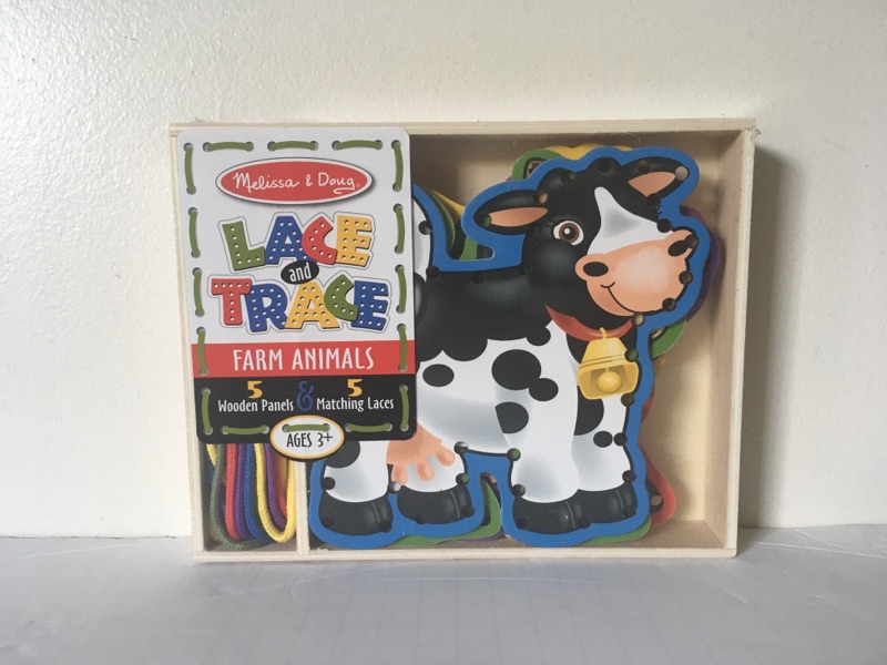 Melissa & Doug Lace and Trace Farm Animals UPC #000772037815