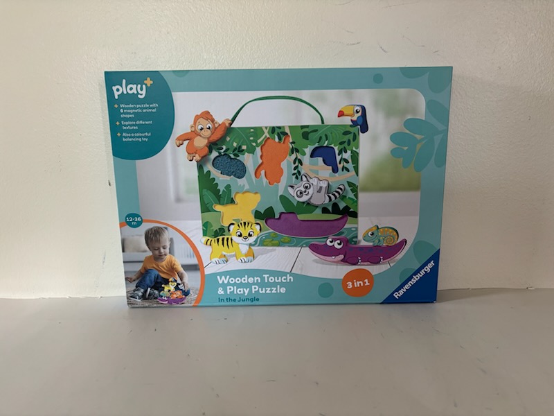 Ravensburger Wooden Touch & Play Puzzle In the JungleUPC #4005555341161