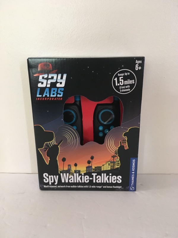 Thames & Kosmos Spy Labs Walkie Talkies UPC #814743018228