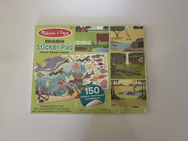 Melissa & Doug Reusable Sticker Pad Habitats UPC #000772041966