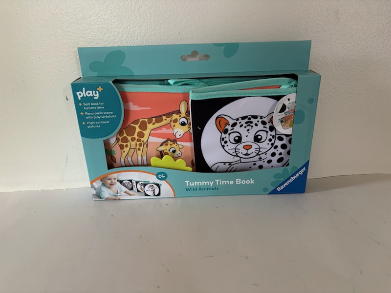 Ravensburger Tummy Time Book Wild Animals UPC #4005555341055