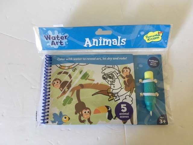 Peaceable Kingdom Animals Water Art Set UPC #195130313233