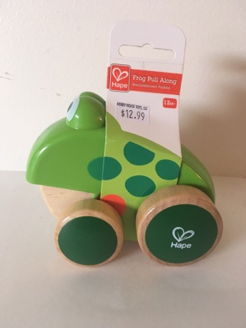 Hape Frog Pull Along UPC #6943478025066