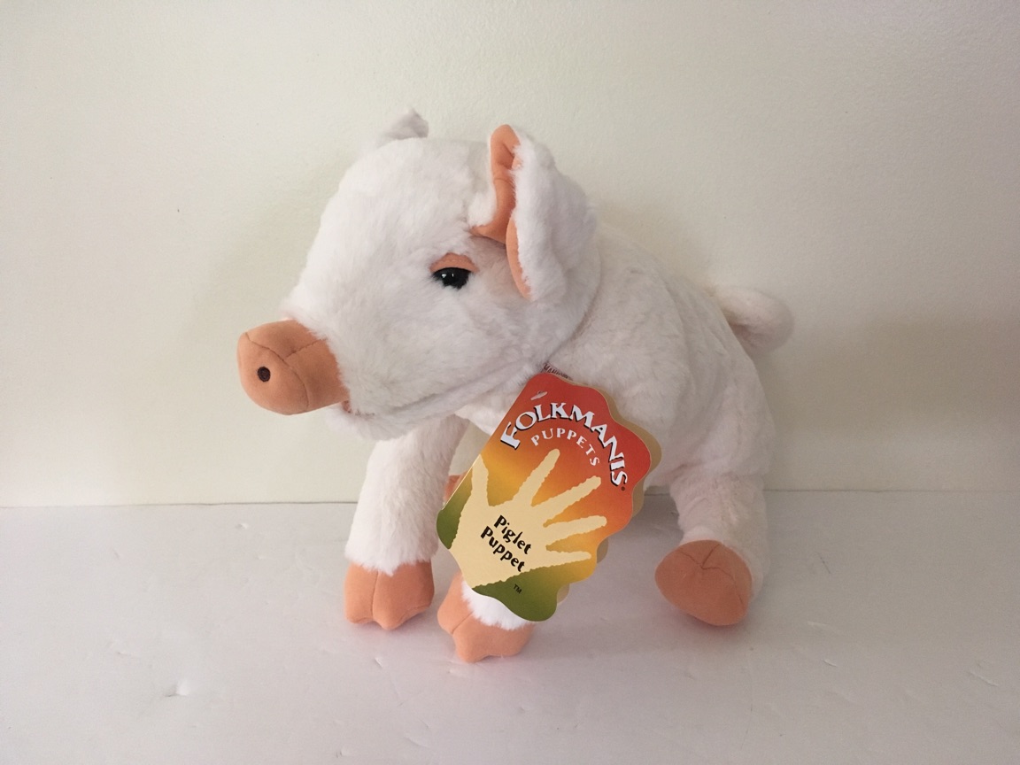 Folkmanis Piglet Puppet UPC #638348029492