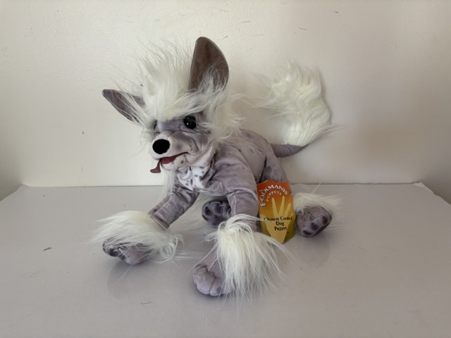 Folkmanis Chinese Crested Dog Puppet UPC #638348032430