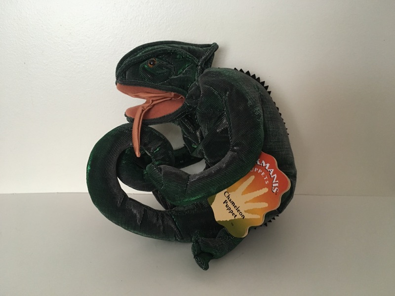 Folkmanis Chameleon Puppet UPC #638348022158