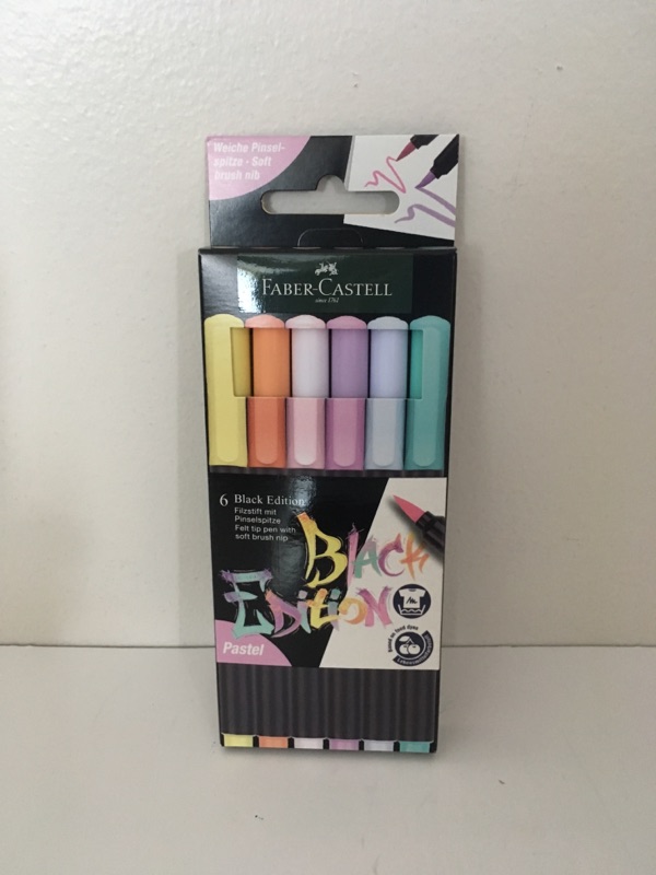 Faber Castell Pastel Black Edition Soft Brush Set UPC #4005401164531