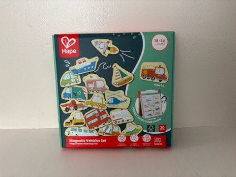 Hape Magnetic Vehicles Set UPC #6943478047075