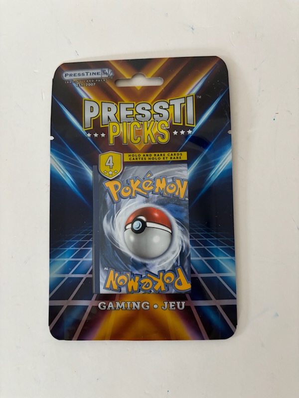 Pressti Picks Pokemon Cards UPC #684941060417