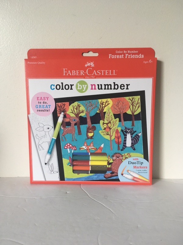 Faber Castell Color by Number Forest Friends UPC #092633703472